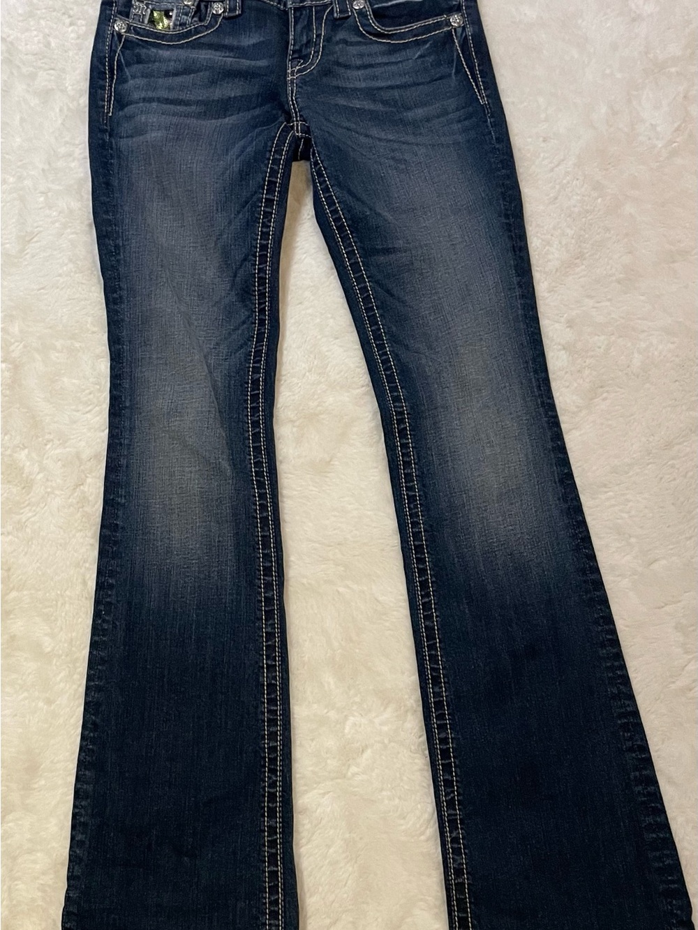 Miss Me Dark Indigo Flare Jeans